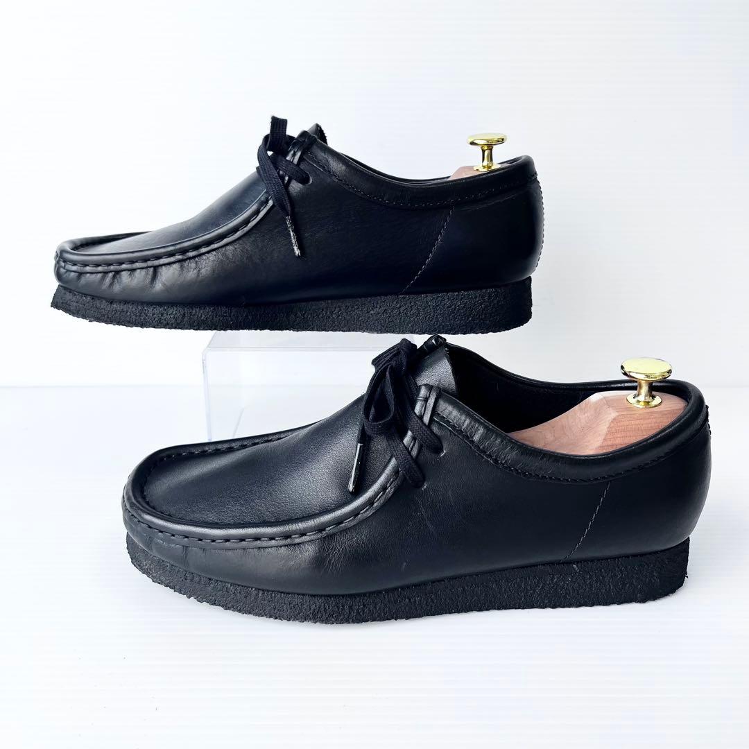 美品✨ クラークス ワラビー レザー モカシン 26.5cm 黒