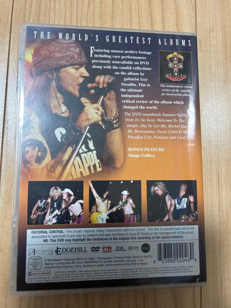 GUNSN'ROSES  DVD 海外盤