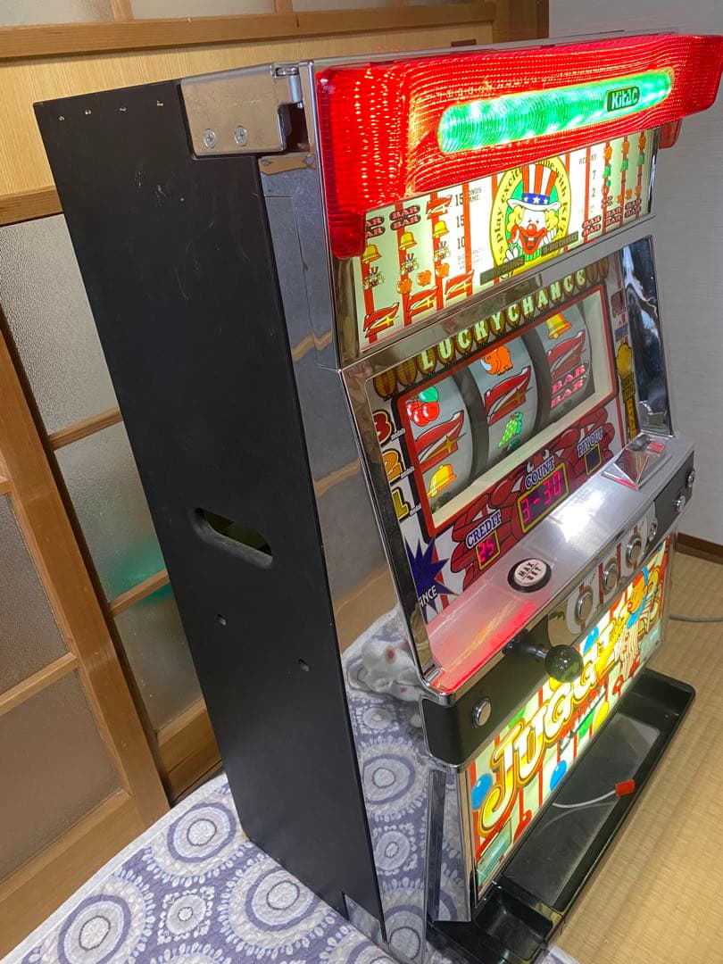 裏物 ファイナルジャグラーTM2 裏設定有 不要機付 パチスロ実機 4号機