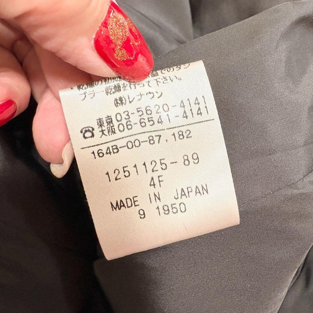 Aquascutum アクアスキュータム ラグランスリーブ ロングコート 焦茶