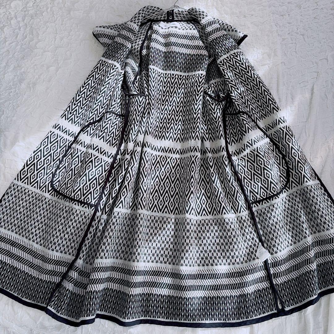 【サラマリカ】美品✨ビックフード コート ロングカーディガン ガウンコート