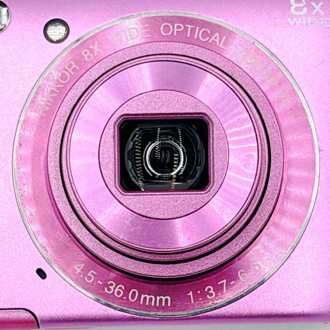 Nikon ニコン COOLPIX S3700 ピンク デジカメ Wi-Fi搭載