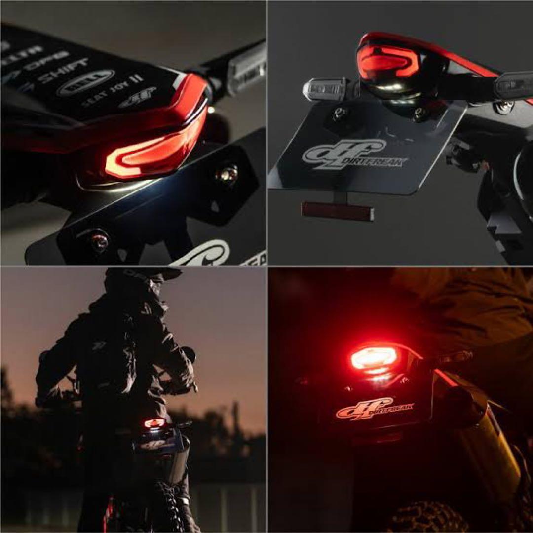 ZETA LED ラインテール レッド デイトナ リフレクター付 WR250