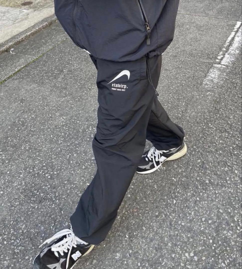 パンツ Reverse Etavirp Nylon Pants Navy White M