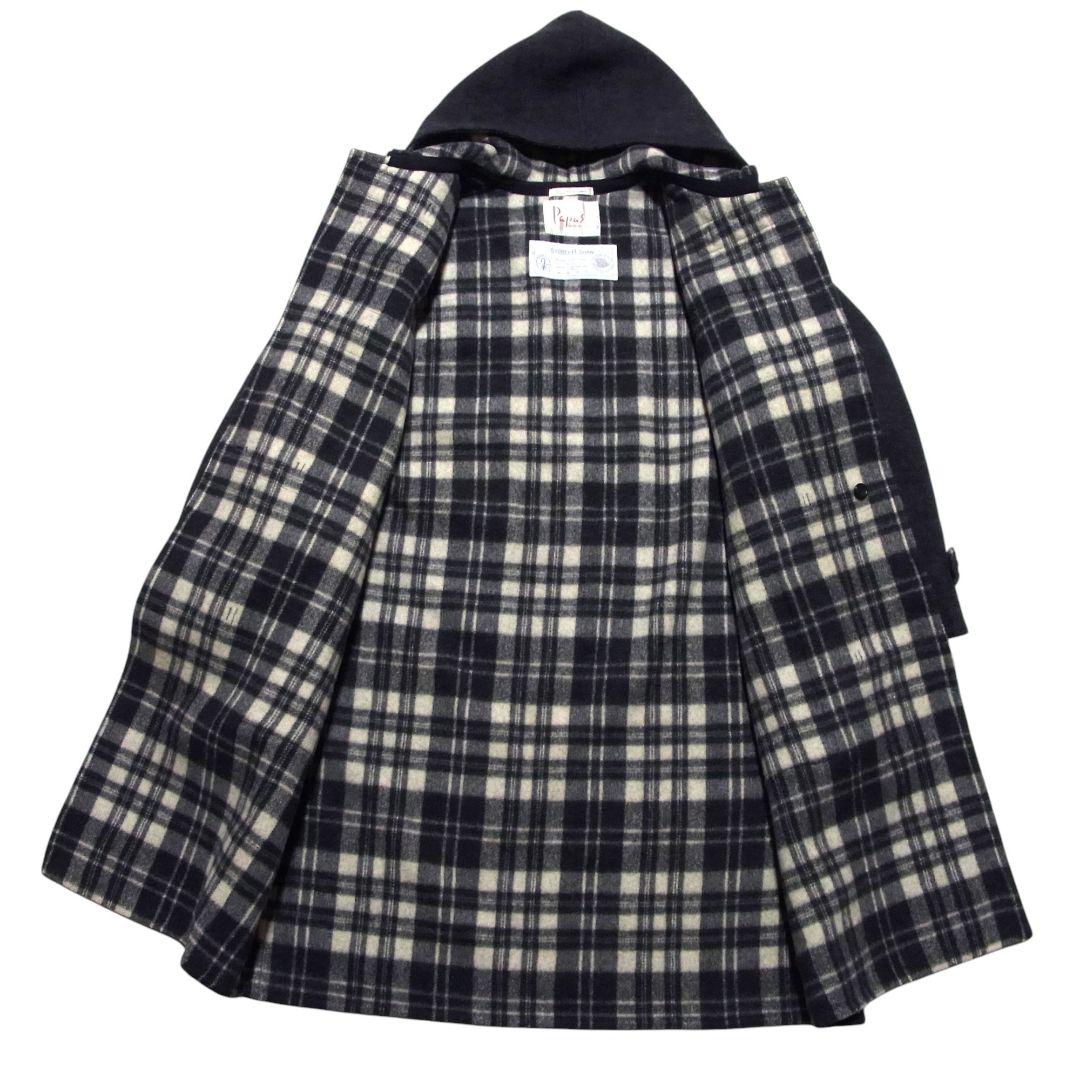 Papas パパス SYDNEY H SHAW メルトン ウール ダッフルコート