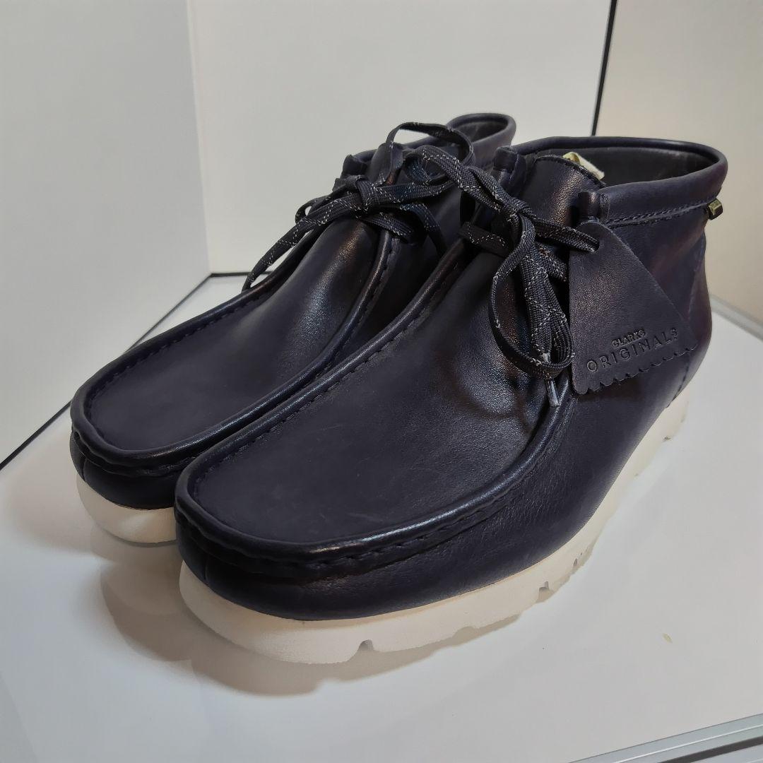 新品26.5 WALLABY boot GORE-TEX ネイビー Clarks