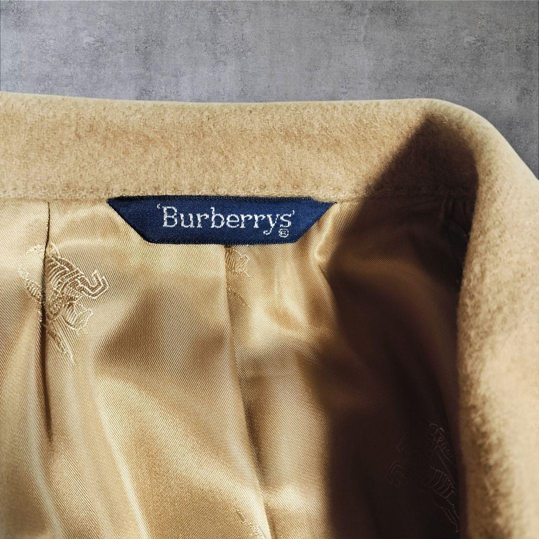 Burberrys キャメルヘア テーラードジャケット AB6 米国製 総柄