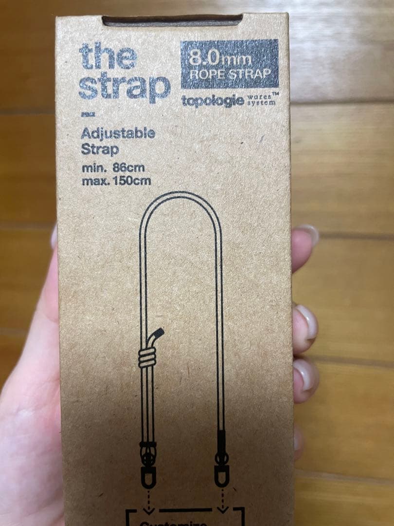 topologie the strap 8.0mm ロープストラップ