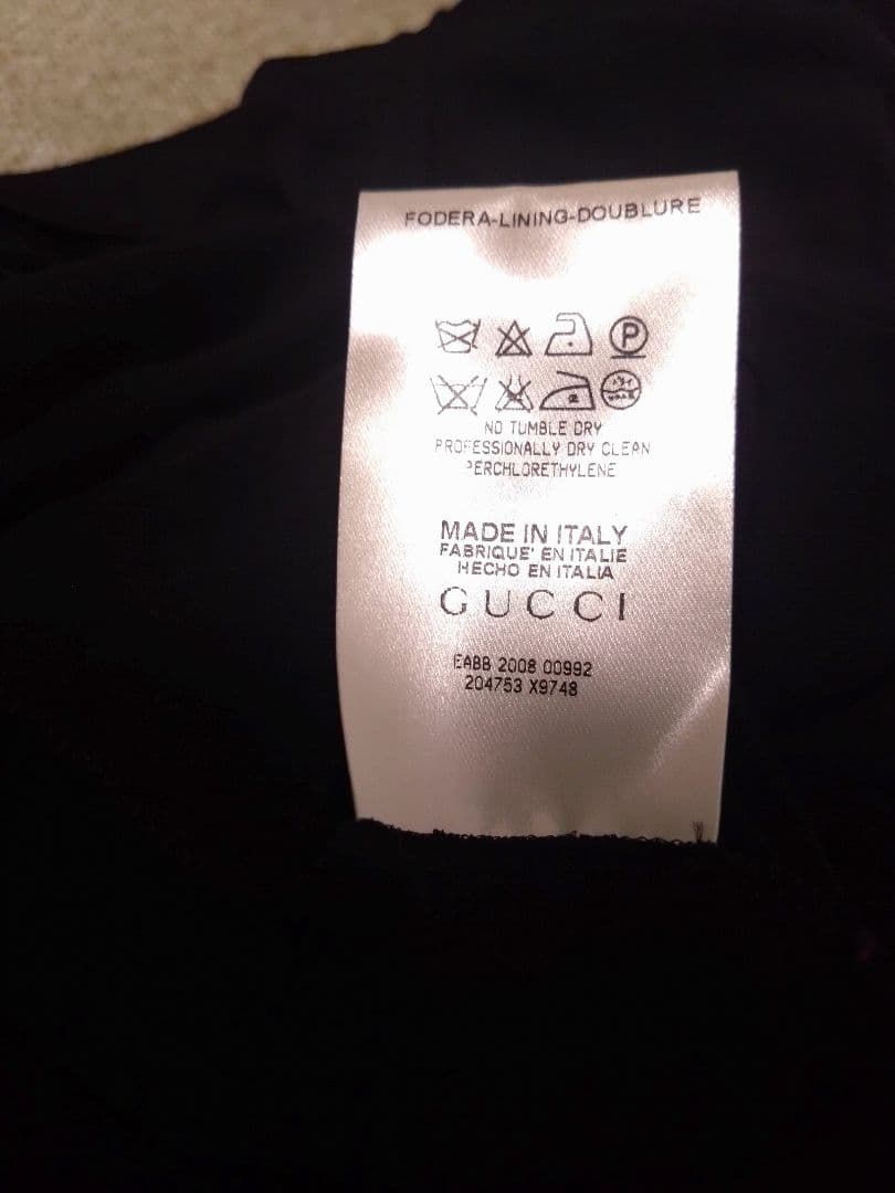 GUCCI　黒　ワンピース　XS