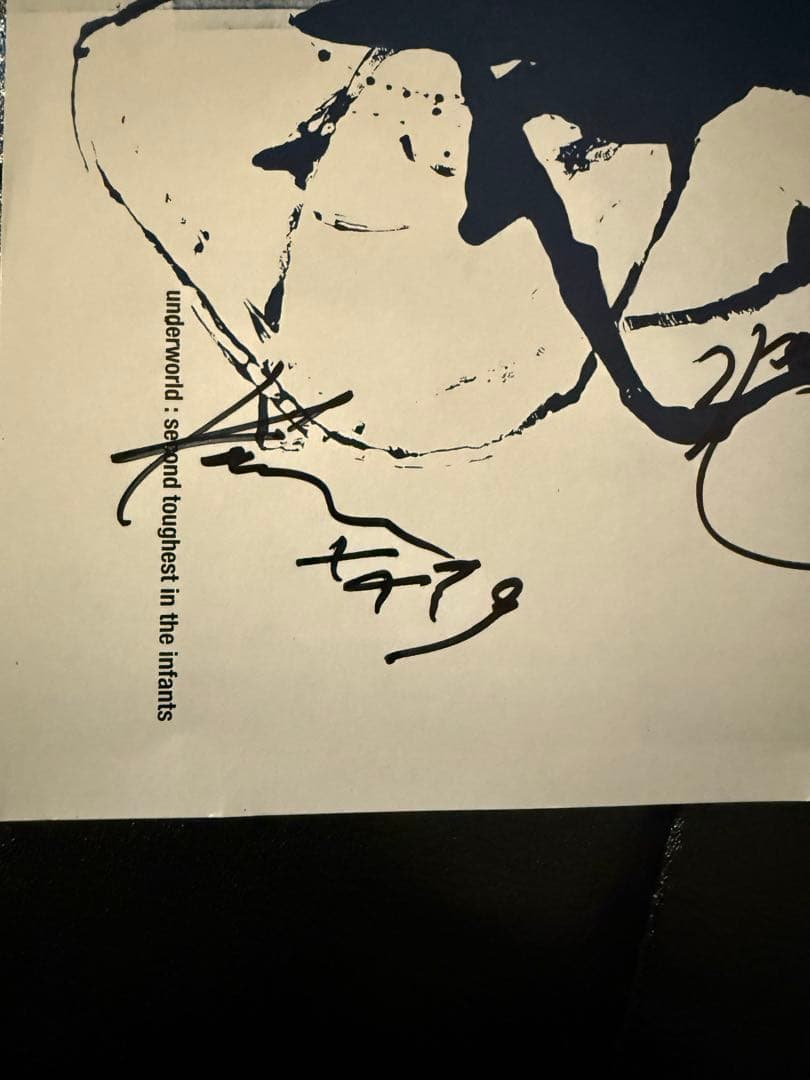 直筆サイン入 underworld「second toughest in〜」