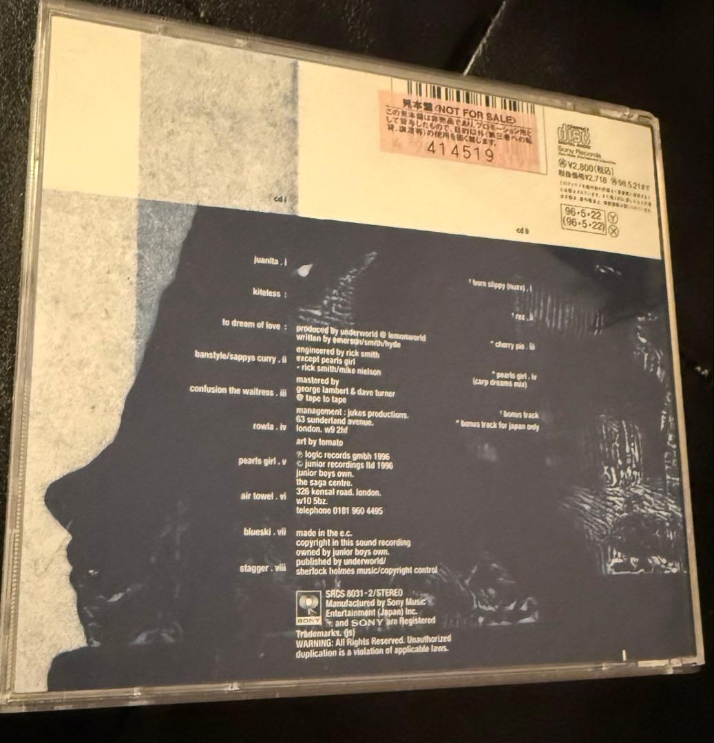 直筆サイン入 underworld「second toughest in〜」