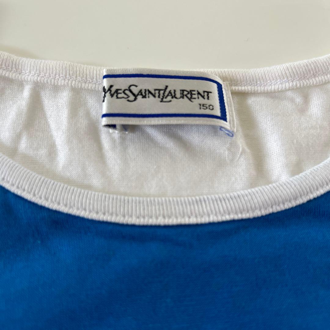 イヴ・サンローラン YSLロゴTシャツ 希少 90s レア 福助
