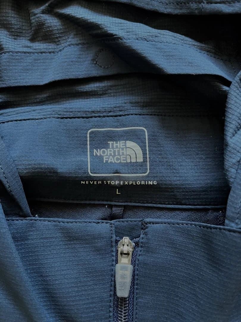 【美品】THE NORTH FACEフード付きナイロンジャケット メンズLサイズ