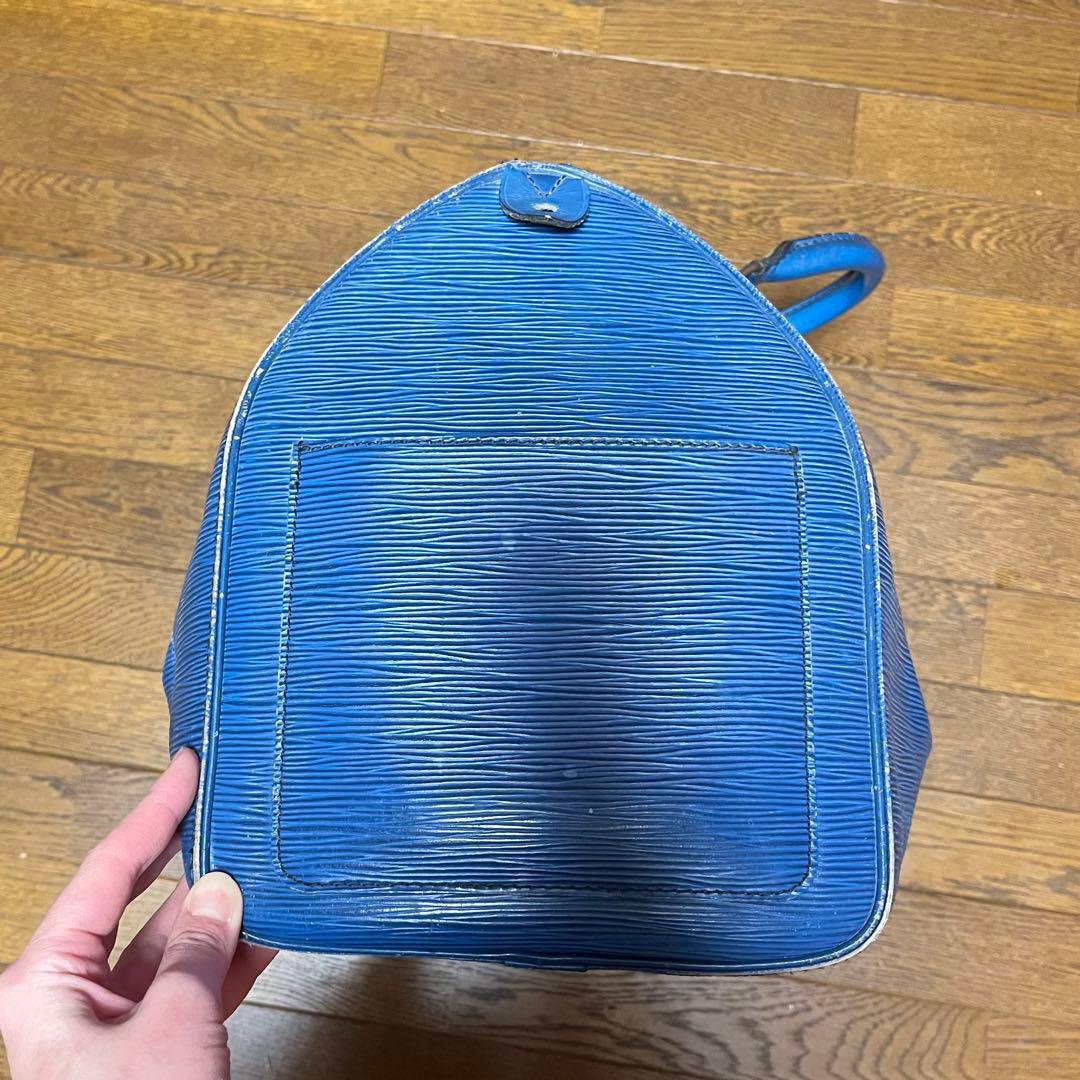 【ルイヴィトン/Louis Vuitton】エピレザーボストンバッグ40 青