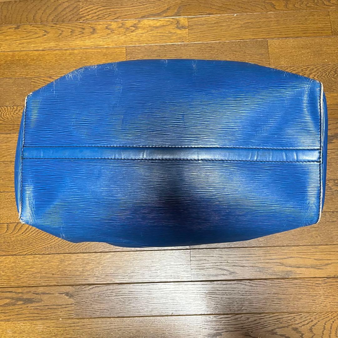【ルイヴィトン/Louis Vuitton】エピレザーボストンバッグ40 青