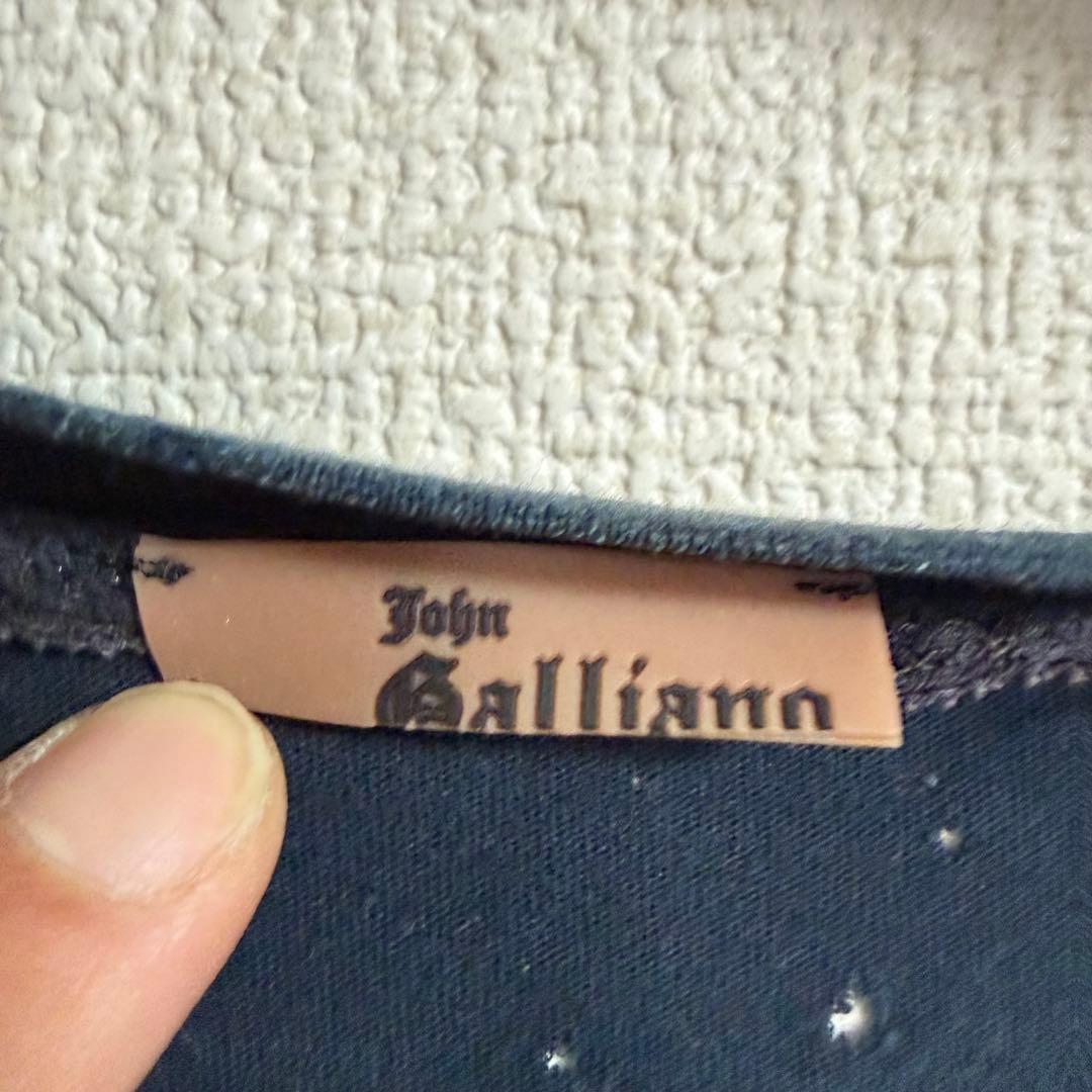 JOHN GALLIANO ジョンガリアーノ ダメージ Tシャツ ATSUSHI