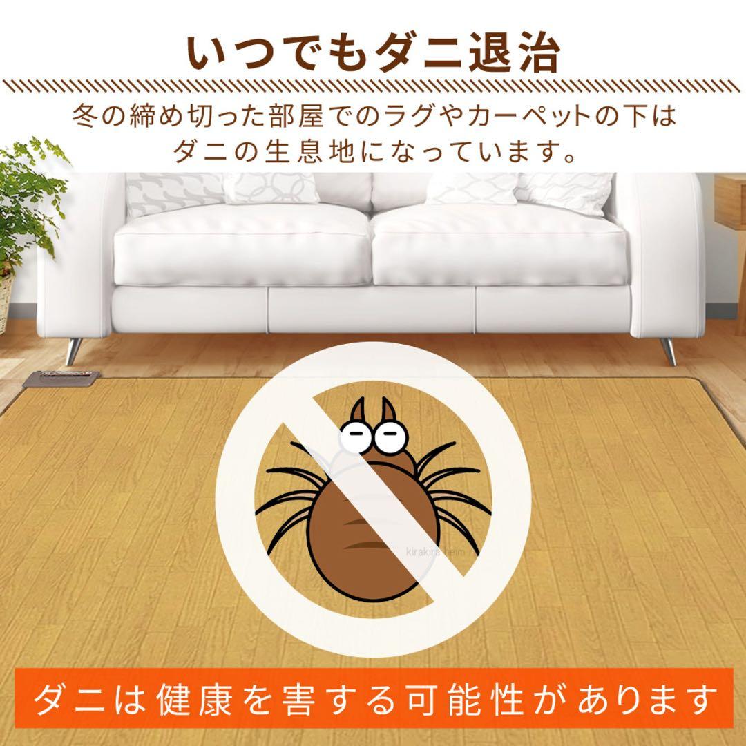 12/16迄【新品】木目調ホットカーペット 3畳サイズ