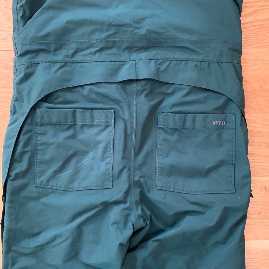 green clothing BIB PANTS Mサイズ　ビブパンツ