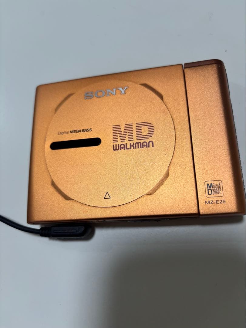 MDウォークマン　MZ-E25 オレンジ