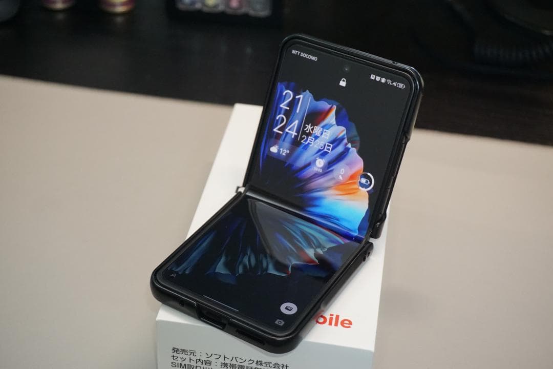 nubia Flip 2 SIMフリー ブラック A404ZT本体 +おまけ