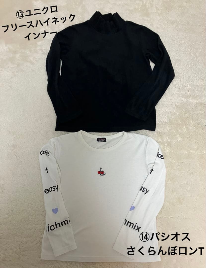 女の子♡お洋服まとめ売り150㎝ZARA Jenniユニクロ他多数出品C
