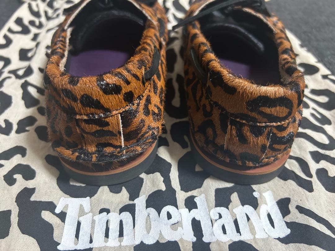 Timberland ワコマリア　レオパード柄 ローファー