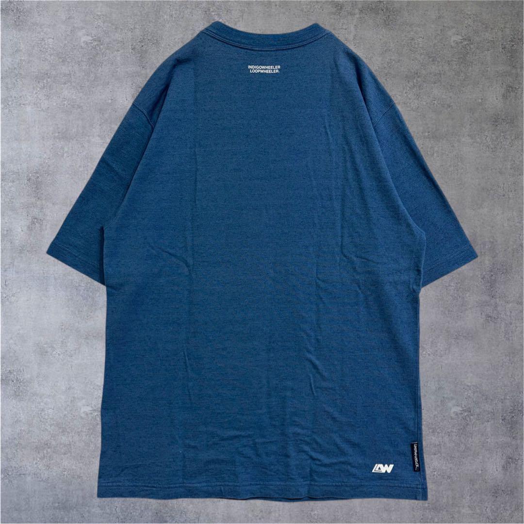 【希少】LOOPWHEELER Tシャツ　半袖　インディゴ