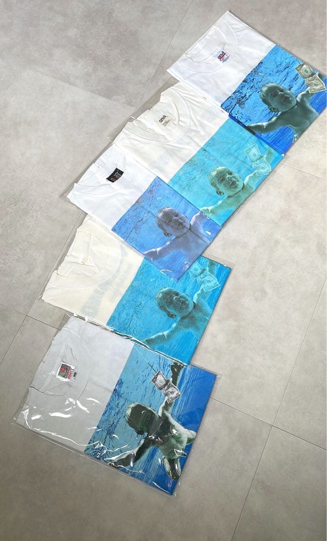 ミュージシャン Nirvana nevermind vintage t anvil