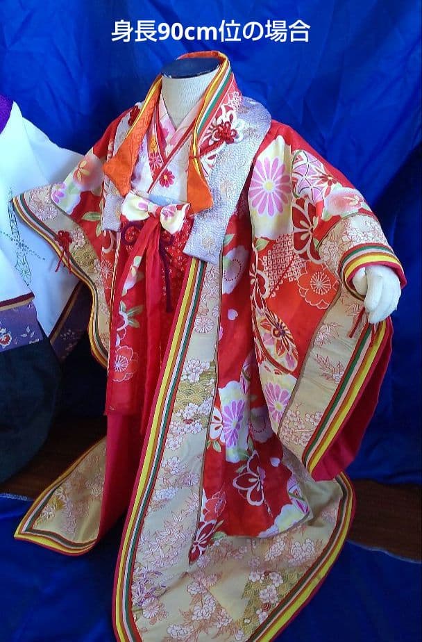 平安時代十二単風羽織り