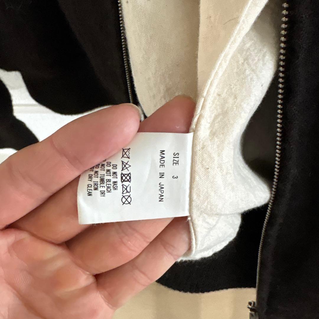 MARKAWARE ブラック ジップアップジャケット