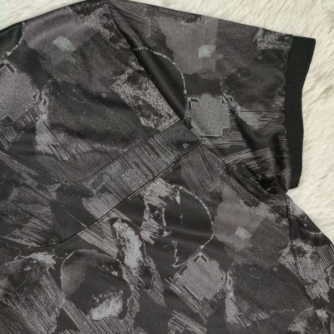 美品 J.LINDEBERG size M ゴルフウェア ポロシャツ 総柄
