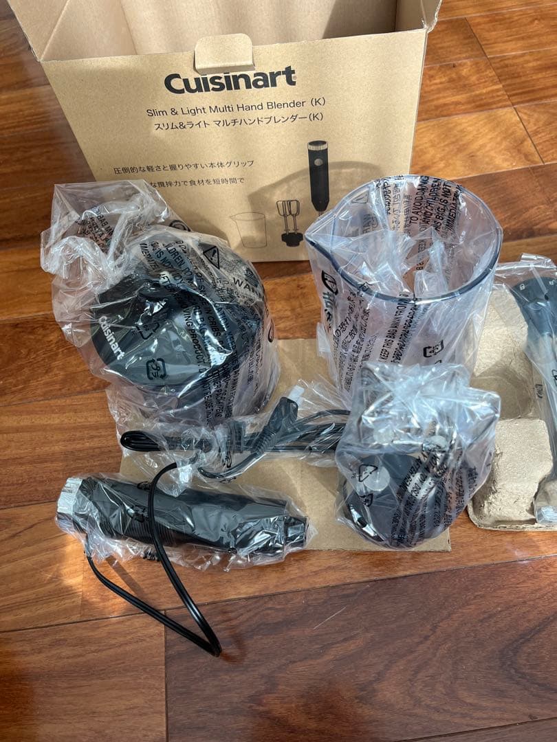 【新品・未使用】Cuisinart スリムハンドブレンダー