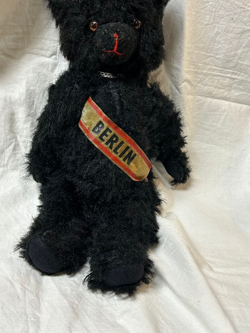 アンティークテディベア　黒色BERLIN