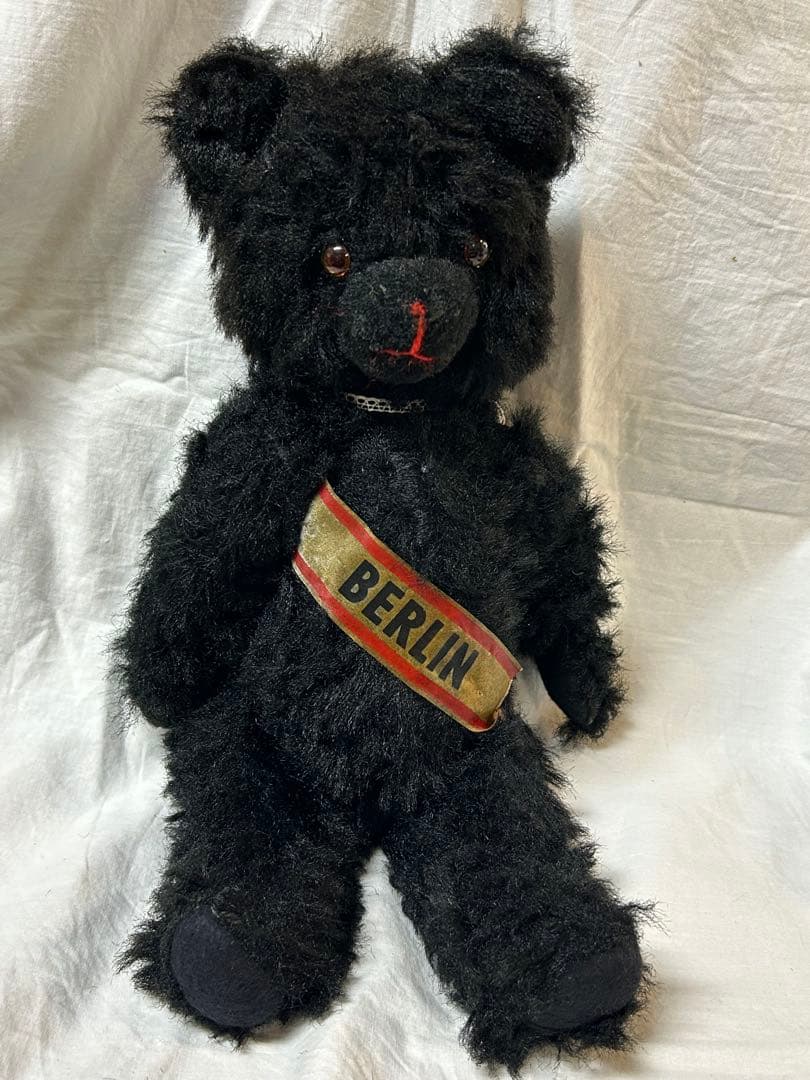 アンティークテディベア　黒色BERLIN