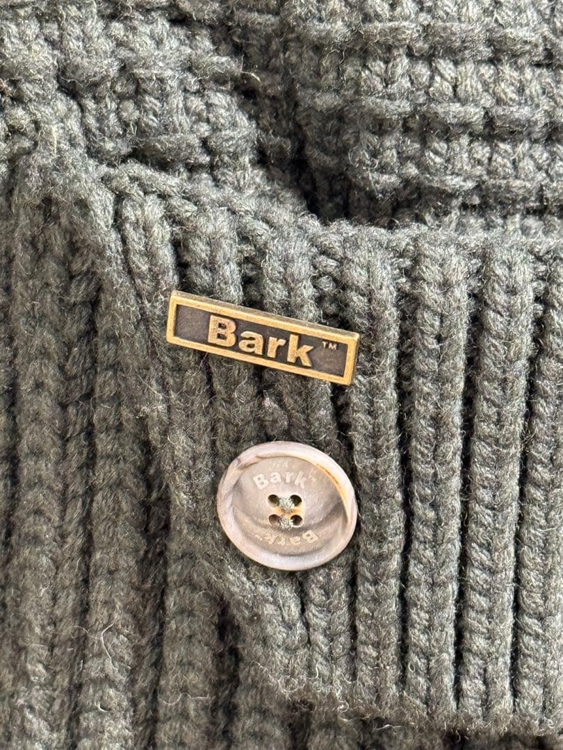 ⚫️BARK オリーブグリーン ファー付きダッフルコート　サイズS