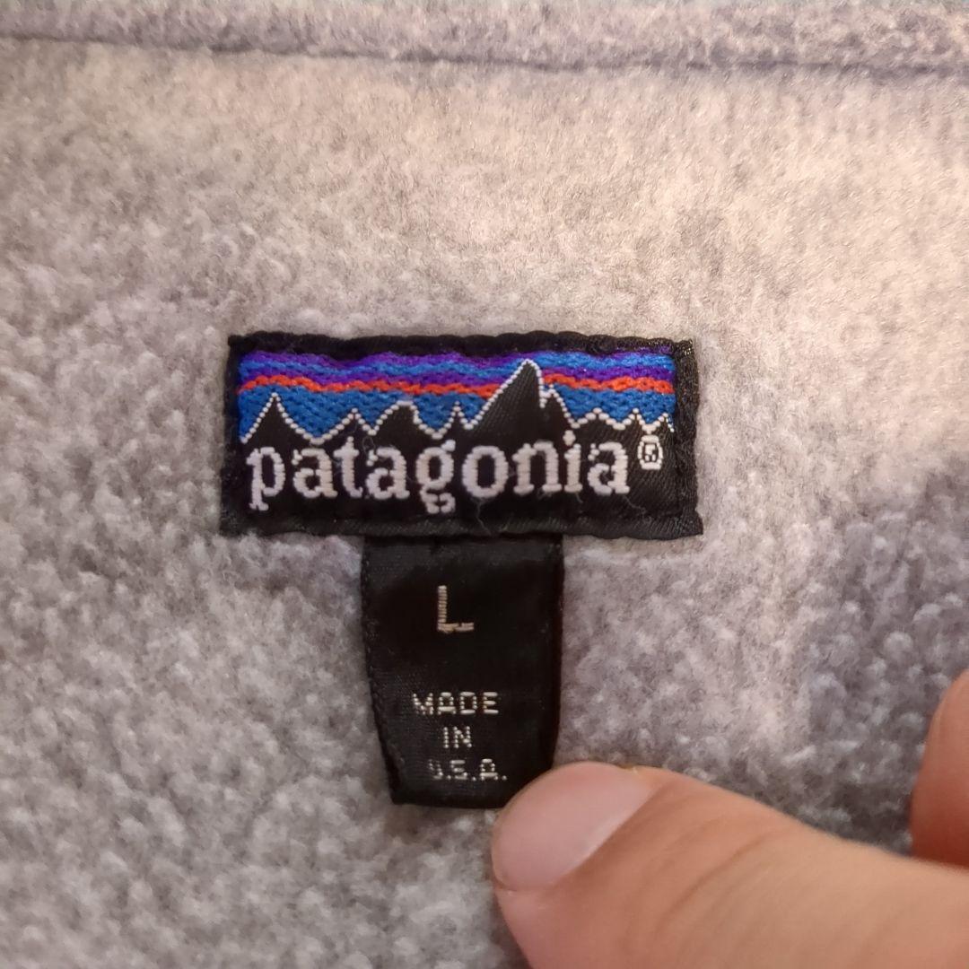 美品 Patagonia USA製 シェルドシンチラ パープル Lサイズ