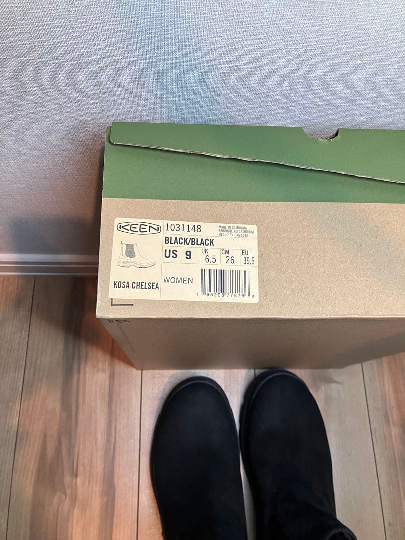 KEEN オールジェンダー コーサ チェルシーブーツ ブラック　26cm