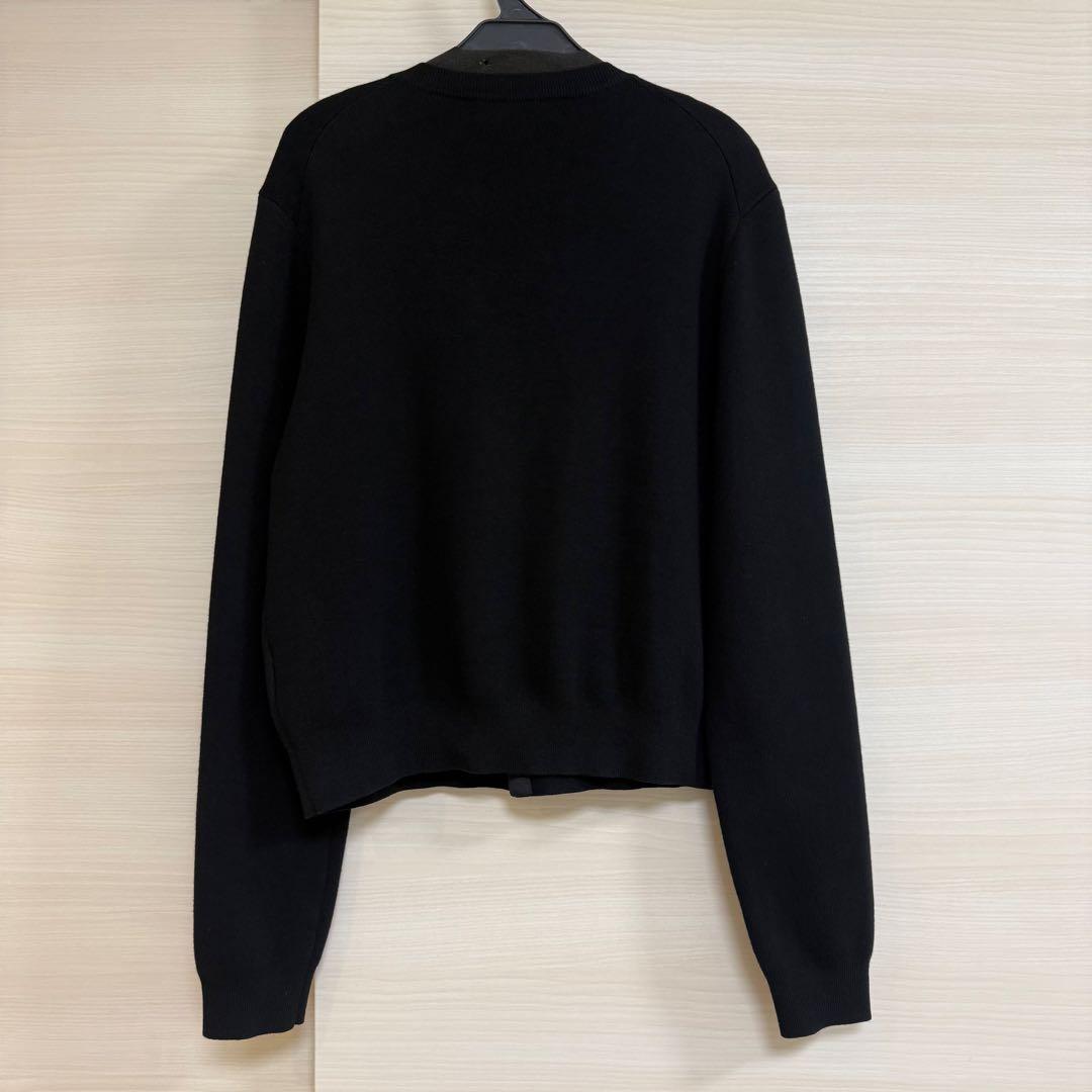CABaN キャバン コットンカシミヤ ダブルボタンカーディガン ブラック
