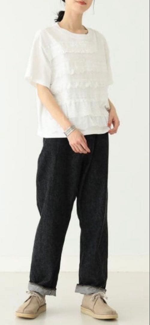 orSlow × BEAMS BOY別注 Black Monroe Pants