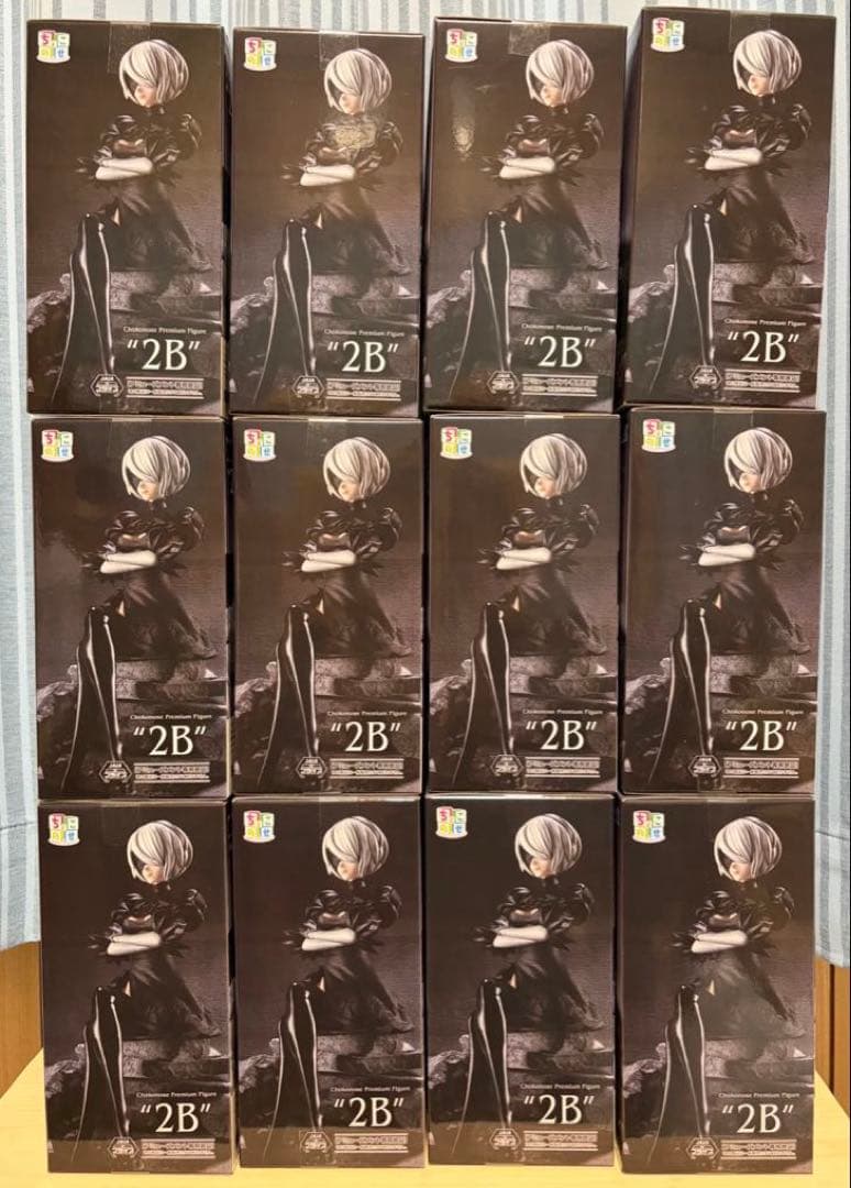 NieR:Automata ちょこのせプレミアムフィギュア 2B 12個セット