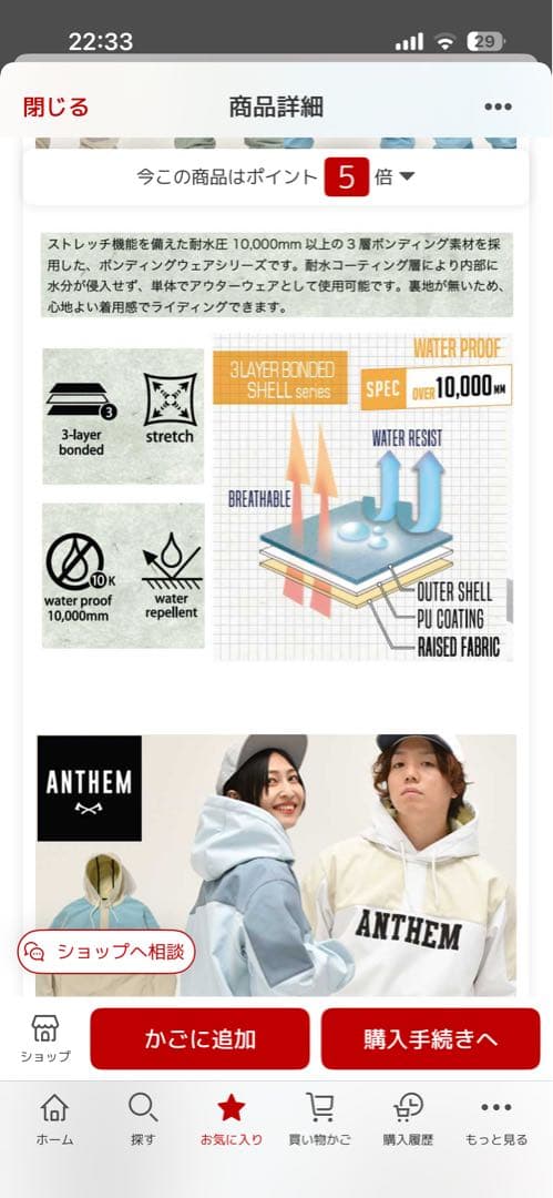 美品 ANTHEM アンセム スノーボードウェア L 上下セット
