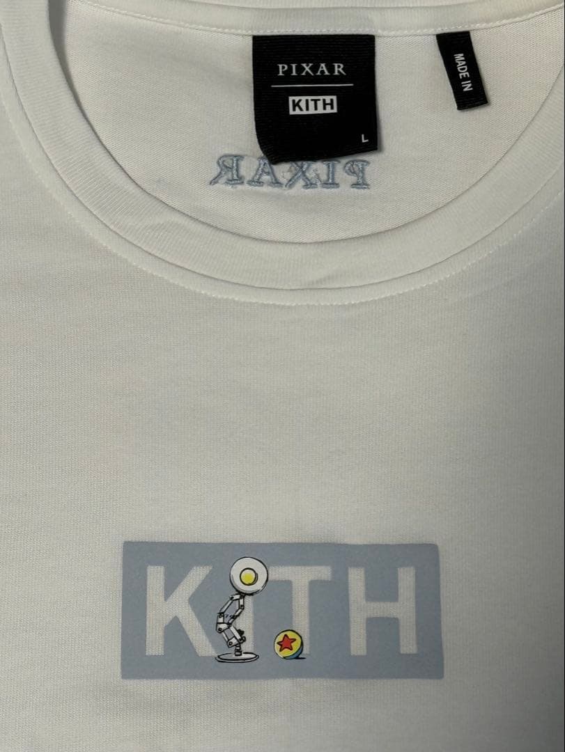 KITH X PIXAR コラボ Tシャツ L ホワイト