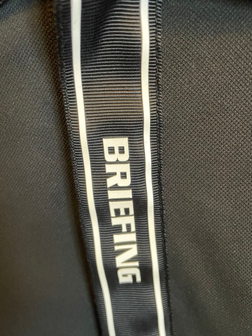 BRIEFING ポロシャツ　公式サイトで新品購入後、2回のみ着用　ブラック　M
