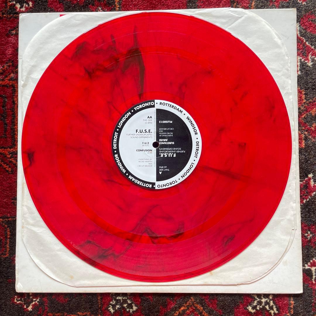 F.U.S.E.　PLASTIKMAN　RICHIE HAWTIN　レコード3枚