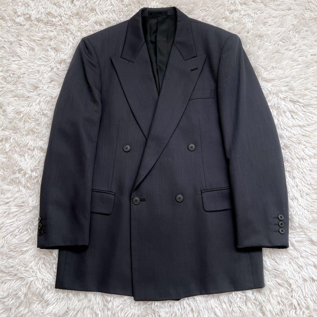 【日本製】セットアップ　ダブルブレスド　ウール　スーツ　グレー　菅田将暉　古着