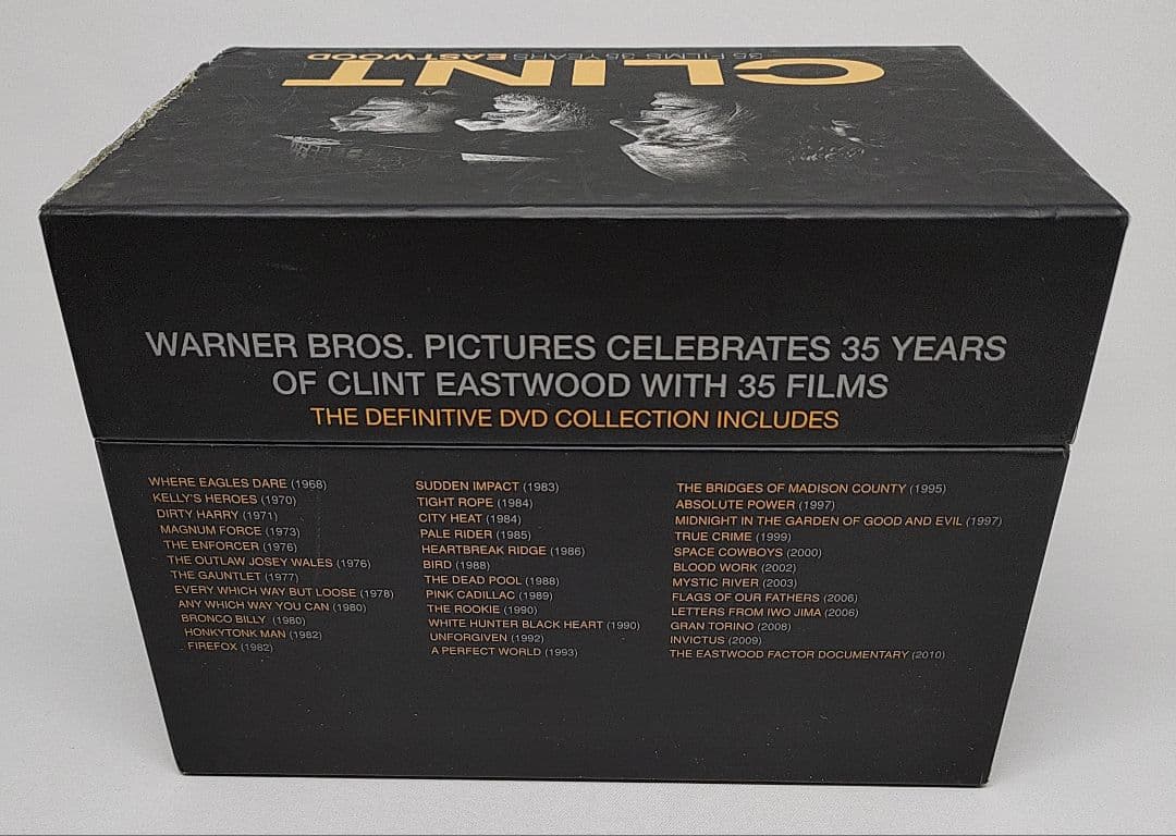 クリント・イーストウッド DVD ワーナー35周年記念 36枚組BOX 輸入盤