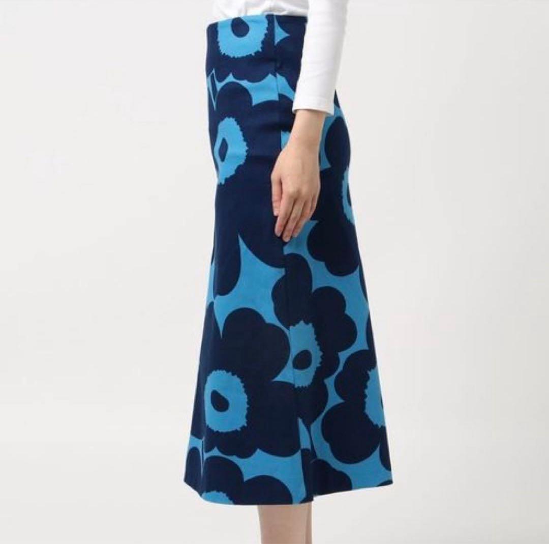 【美品】marimekko ウニッコ柄ロングスカート