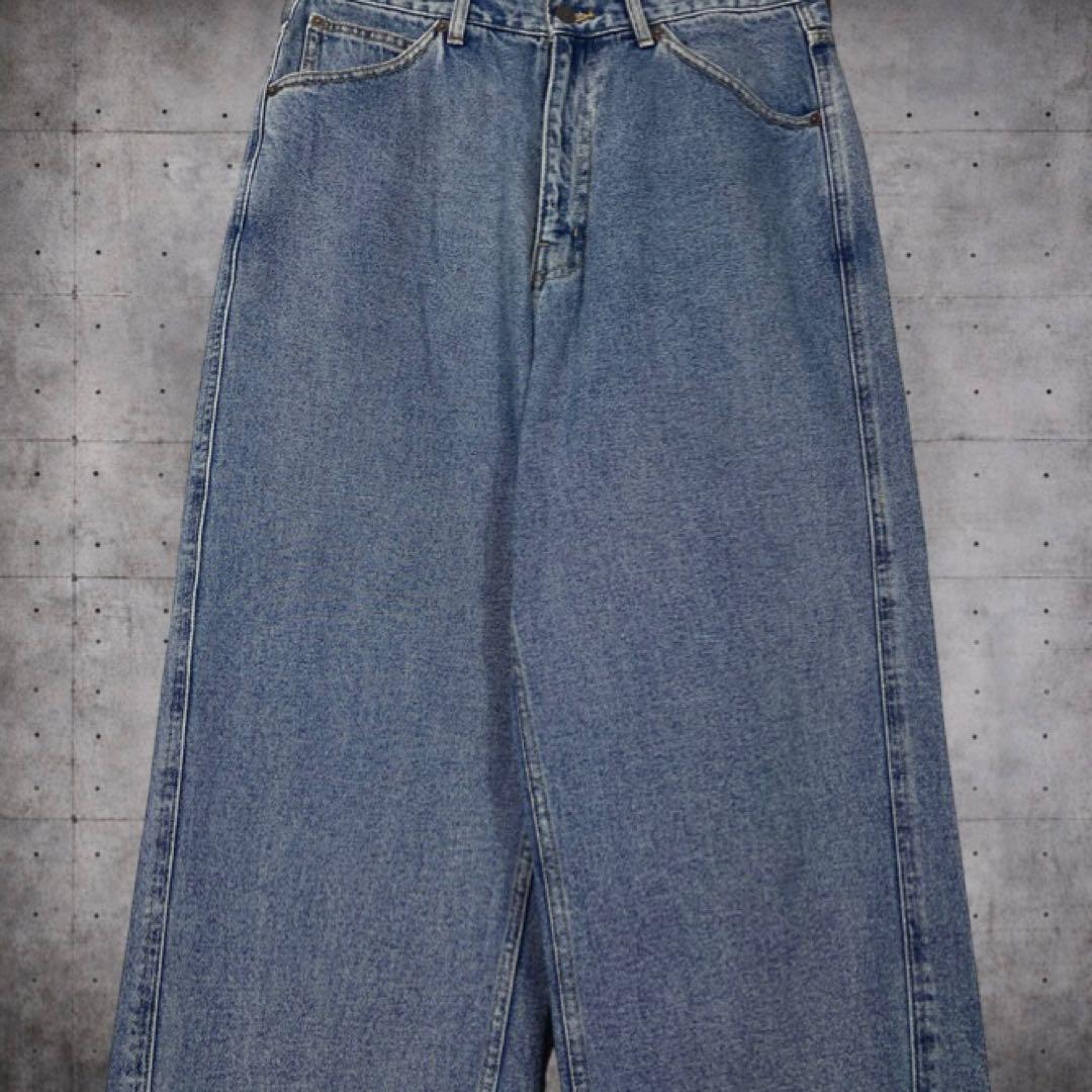美品✨relume レリューム AMPLE ワイドデニム L USAコットン