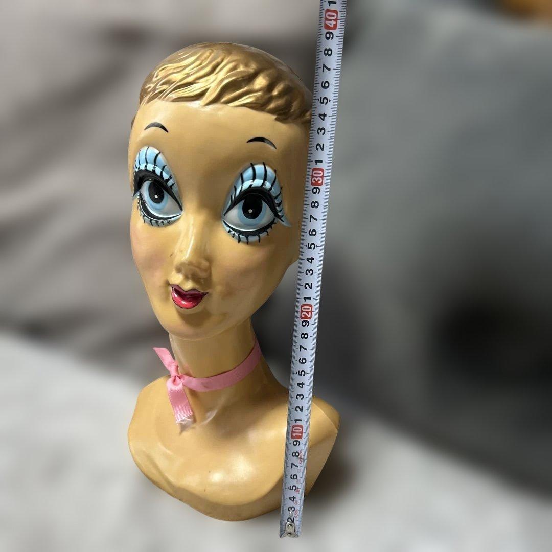 ツィギー　ツィッギー　twiggy マネキンヘッド　ヘッドマネキン　ヴィンテージ