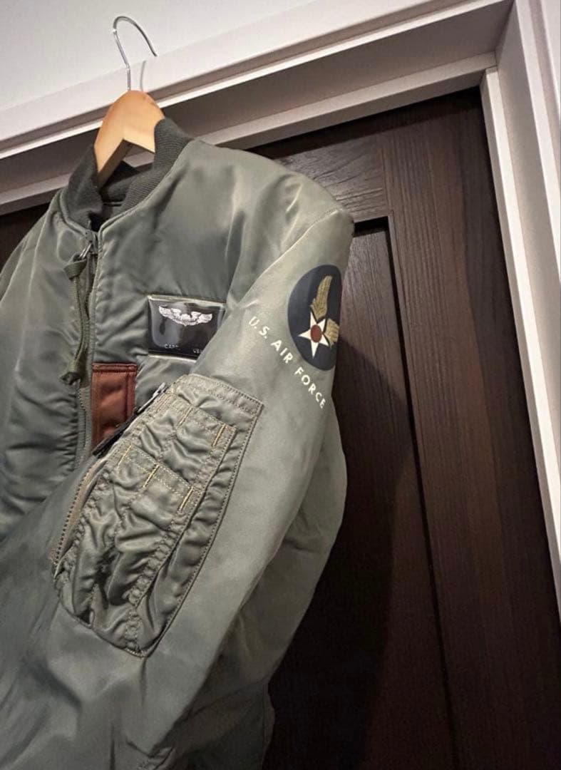 菅田将暉着用　デッドストック　90s タグ付　バズリクソンズ　MA-1